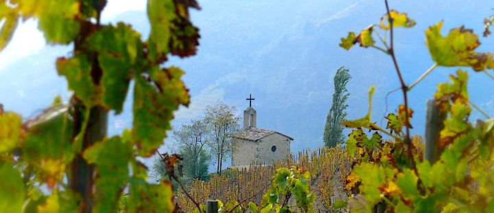 Hermitage : la Chapelle en automne