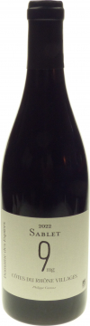 Côtes du Rhône Village Les Espiers Rouge Sablet cuvée 9 mg 2022