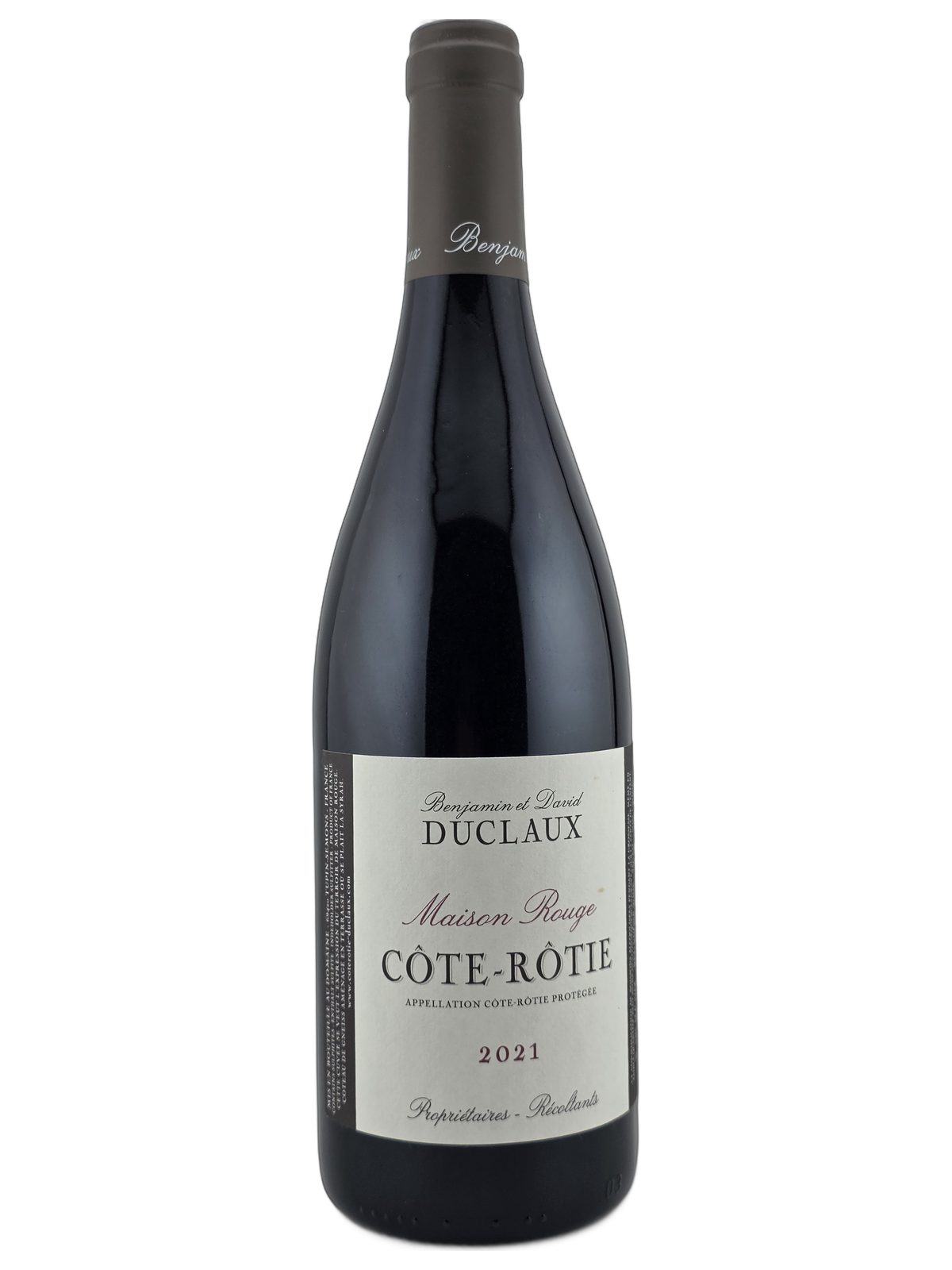 Côte Rôtie 2021 Domaine Duclaux Maison rouge