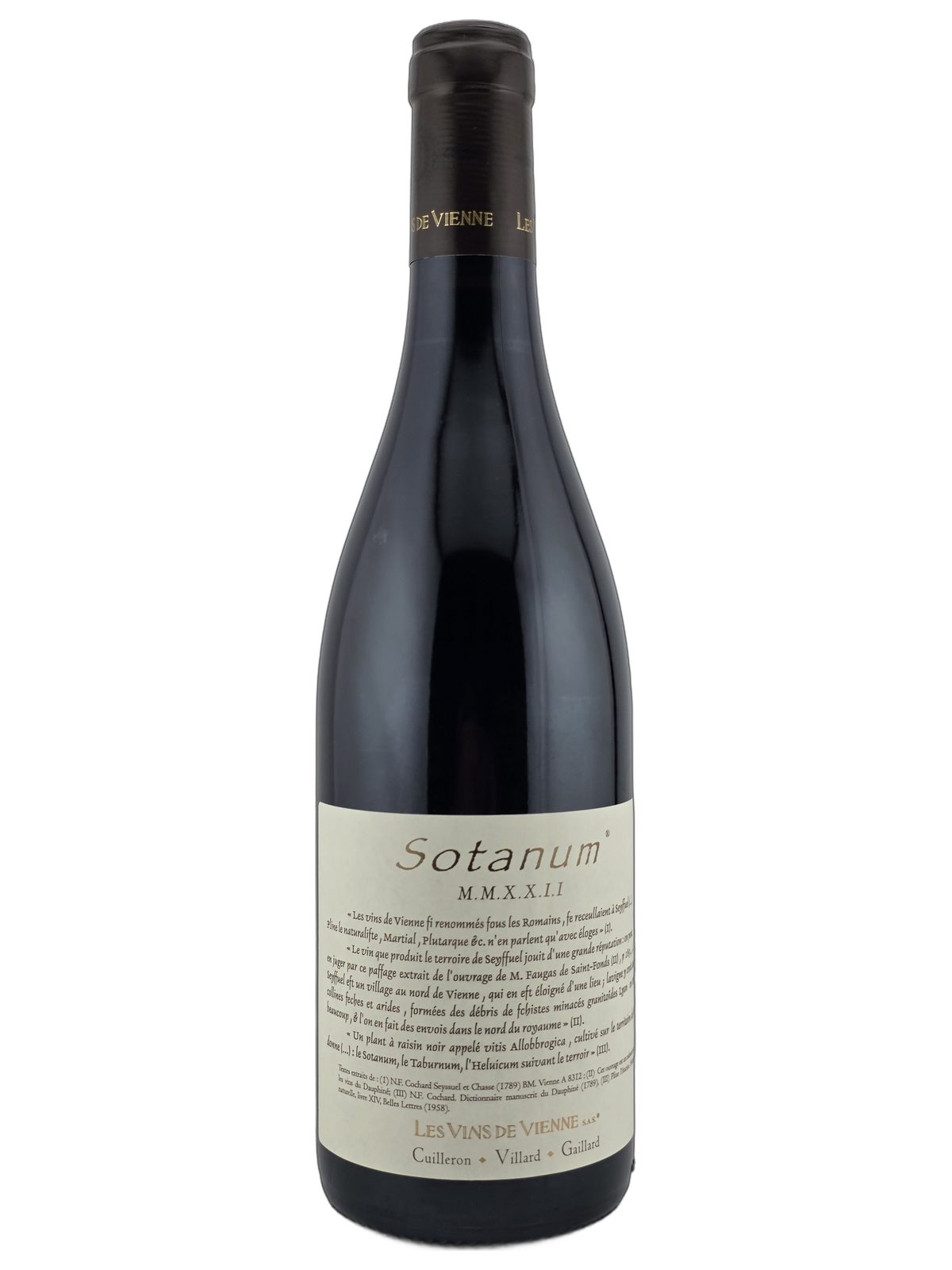 IGP Collines Rhôdaniennes 2022 Les Vins de Vienne Sotanum