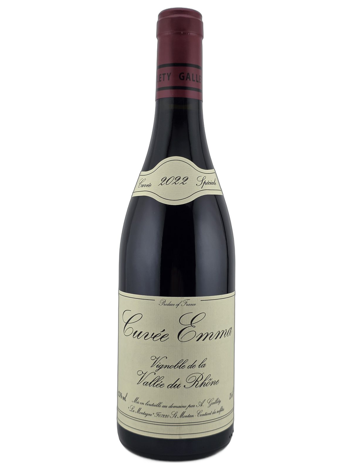 Vin de France 2022 Alain Gallety Emma