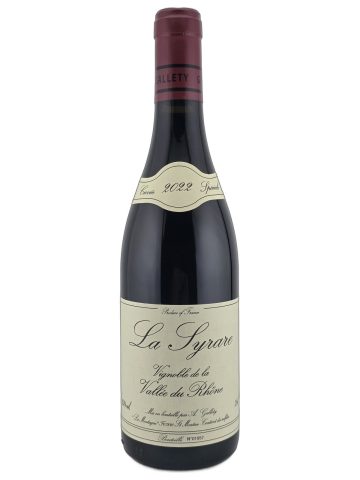 Vin de France 2022 Alain Gallety Syrare